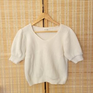 Aaron & Amber Women's White Sweater